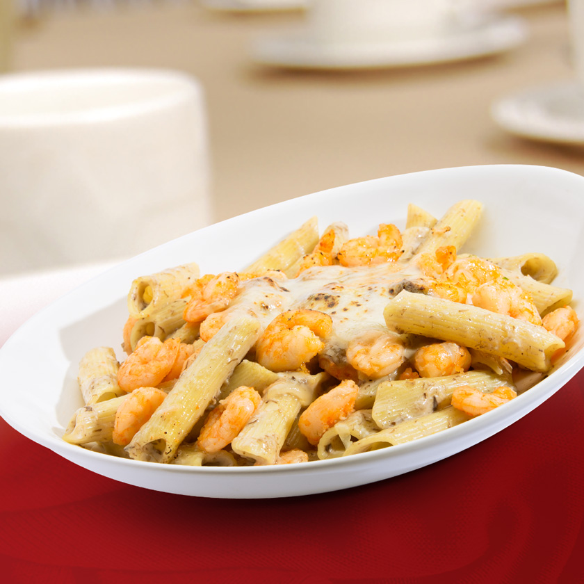 Penne ao molho de camarao Penne ao molho de camarao