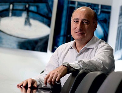 HELOU, SÓCIO: A FÁBRICA DE MANTEIGA TORNOU-SE O QUINTO MAIOR LATICÍNIO DO BRASIL (FOTO: VALOR ECONÔMICO) Piracanjuba (Bela Vista de Goiás, GO)