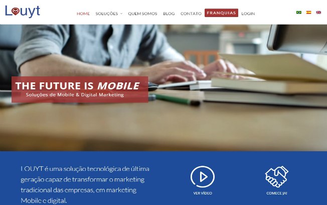 A Loyut, microfranquia de mobile marketing que faz campanhas de comunicação via landing pages, páginas que que podem ser enviadas por SMS ou e-mail. O investimento é em torno dos R$ 31 mil. Foto: Divulgação