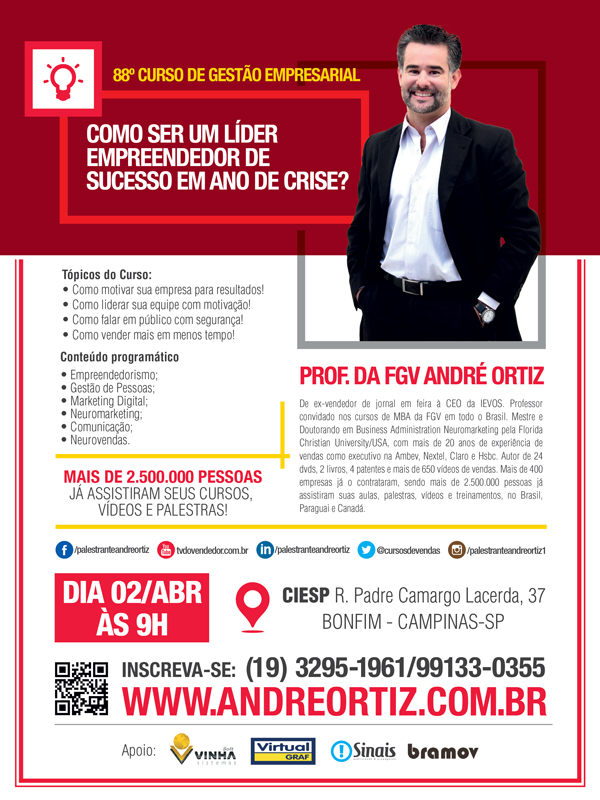 Professor da FGV André Ortiz