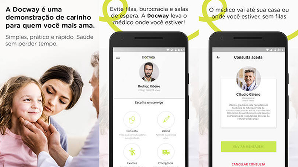 Docway: o aplicativo já possui quase 10 mil downloads. (Foto: Reprodução/Docway)
