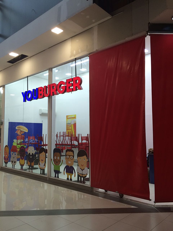 Baseado na liberdade de escolha, o YouBurger nasceu em Resende, no Rio de Janeiro, e já conta com nove unidades em funcionamento  Divulgação